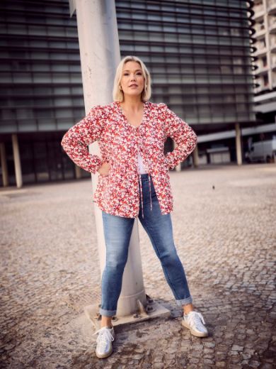 Moda za polnejše Bluza dugih rukava A kroja plus velikost, xxl, Ulla Popken in Johann Popken (JP1880)