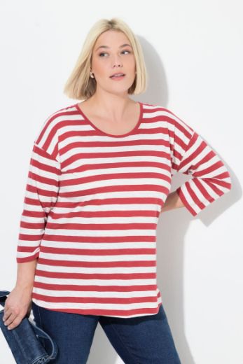 Moda za polnejše Majica kratkih rukava plus velikost, xxl, Ulla Popken in Johann Popken (JP1880)