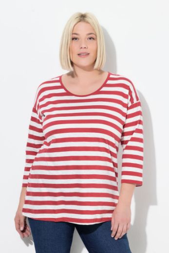 Moda za polnejše Majica kratkih rukava plus velikost, xxl, Ulla Popken in Johann Popken (JP1880)
