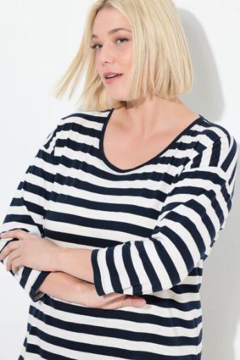 Moda za polnejše Majica kratkih rukava plus velikost, xxl, Ulla Popken in Johann Popken (JP1880)