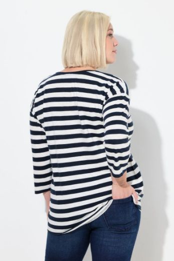 Moda za polnejše Majica kratkih rukava plus velikost, xxl, Ulla Popken in Johann Popken (JP1880)