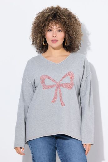 Moda za polnejše Majica dugih rukava V ovratnika plus velikost, xxl, Ulla Popken in Johann Popken (JP1880)