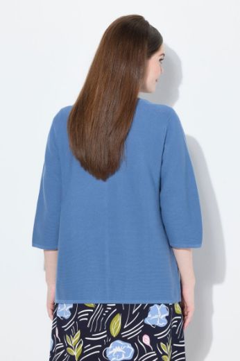 Moda za polnejše Kardigan s 3/4 rukavima plus velikost, xxl, Ulla Popken in Johann Popken (JP1880)