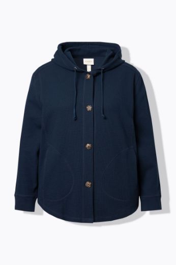 Moda za polnejše Majica dugih rukava s kapuljačom plus velikost, xxl, Ulla Popken in Johann Popken (JP1880)