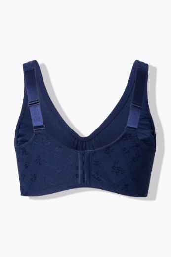 Moda za polnejše Grudnjak Jaquard plus velikost, xxl, Ulla Popken in Johann Popken (JP1880)