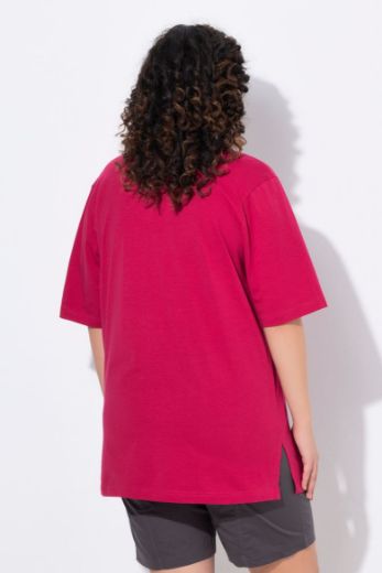 Moda za polnejše Majica V izrez Basic plus velikost, xxl, Ulla Popken in Johann Popken (JP1880)