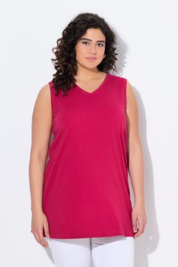 Moda za polnejše Majica V izrez Basic top plus velikost, xxl, Ulla Popken in Johann Popken (JP1880)