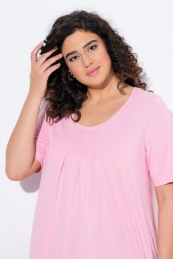 Moda za polnejše Majica s naborima duži model plus velikost, xxl, Ulla Popken in Johann Popken (JP1880)