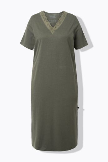 Moda za polnejše Spavaćica s dodatkom ukrasne čipke na ovratniku plus velikost, xxl, Ulla Popken in Johann Popken (JP1880)