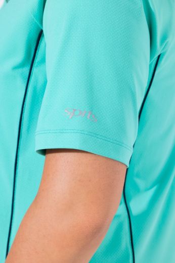 Moda za polnejše Majica sportska kratkih rukava V izreza plus velikost, xxl, Ulla Popken in Johann Popken (JP1880)