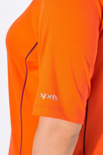 Moda za polnejše Majica sportska kratkih rukava V izreza plus velikost, xxl, Ulla Popken in Johann Popken (JP1880)