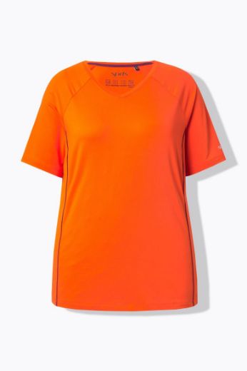 Moda za polnejše Majica sportska kratkih rukava V izreza plus velikost, xxl, Ulla Popken in Johann Popken (JP1880)