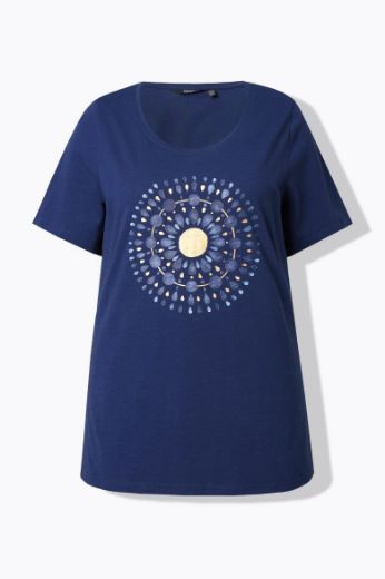 Moda za polnejše Majica kratkih rukava A kroja plus velikost, xxl, Ulla Popken in Johann Popken (JP1880)