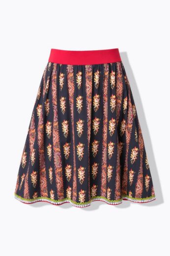 Moda za polnejše Suknja cvijetnog uzorka plus velikost, xxl, Ulla Popken in Johann Popken (JP1880)