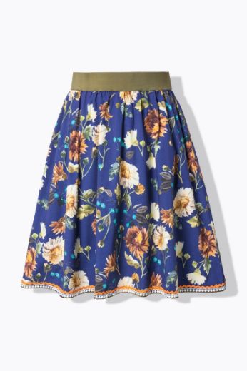 Moda za polnejše Suknja cvijetnog uzorka plus velikost, xxl, Ulla Popken in Johann Popken (JP1880)