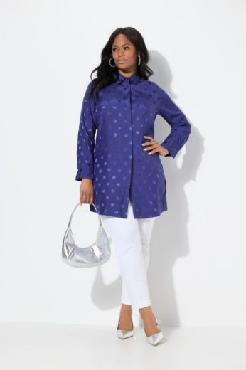 Moda za polnejše Bluza dugih rukava duži model plus velikost, xxl, Ulla Popken in Johann Popken (JP1880)