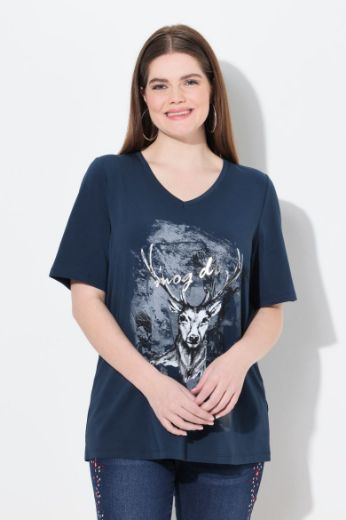 Moda za polnejše Majica kratkih rukava plus velikost, xxl, Ulla Popken in Johann Popken (JP1880)