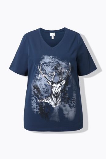Moda za polnejše Majica kratkih rukava plus velikost, xxl, Ulla Popken in Johann Popken (JP1880)
