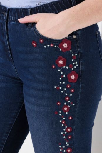 Moda za polnejše Traperice Capri plus velikost, xxl, Ulla Popken in Johann Popken (JP1880)