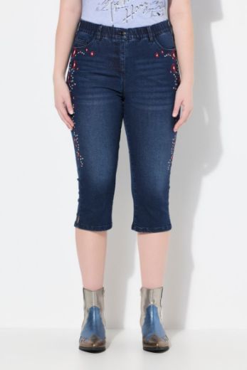 Moda za polnejše Traperice Capri plus velikost, xxl, Ulla Popken in Johann Popken (JP1880)