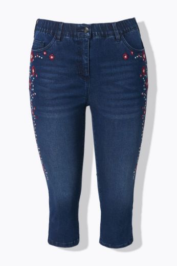 Moda za polnejše Traperice Capri plus velikost, xxl, Ulla Popken in Johann Popken (JP1880)