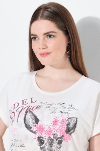 Moda za polnejše Majica kratkih rukava okruglog ovratnika plus velikost, xxl, Ulla Popken in Johann Popken (JP1880)