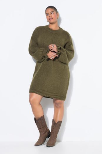 Moda za polnejše Haljina dugih rukava šireg kroja plus velikost, xxl, Ulla Popken in Johann Popken (JP1880)