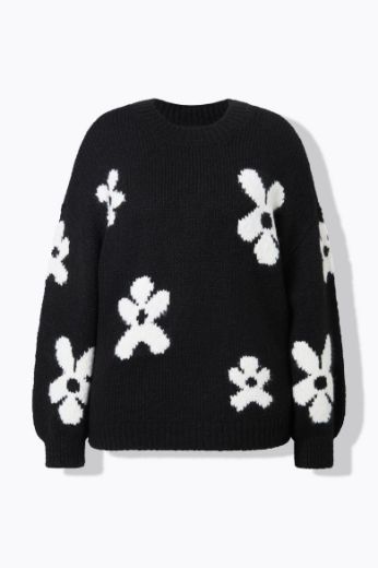 Moda za polnejše Pulover dugih rukava plus velikost, xxl, Ulla Popken in Johann Popken (JP1880)