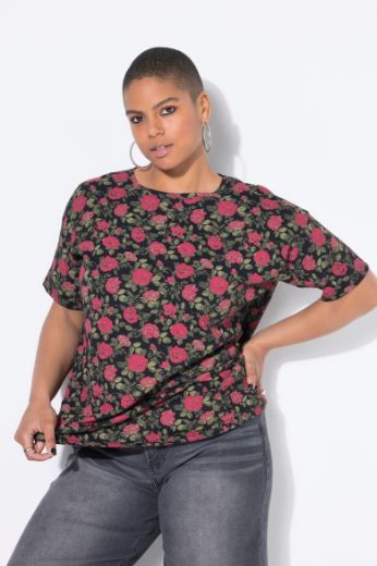 Moda za polnejše Majica kratkih rukava plus velikost, xxl, Ulla Popken in Johann Popken (JP1880)