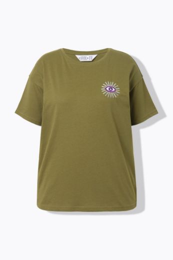 Moda za polnejše Majica kratkih rukava plus velikost, xxl, Ulla Popken in Johann Popken (JP1880)