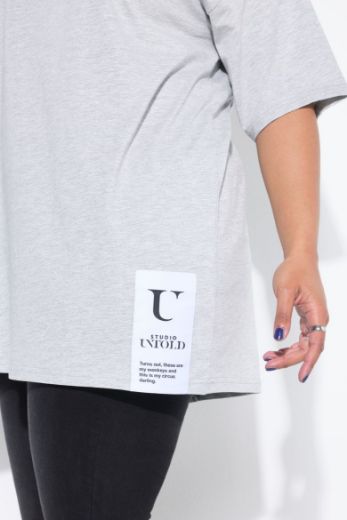 Moda za polnejše Majica kratkih rukava šireg kroja plus velikost, xxl, Ulla Popken in Johann Popken (JP1880)