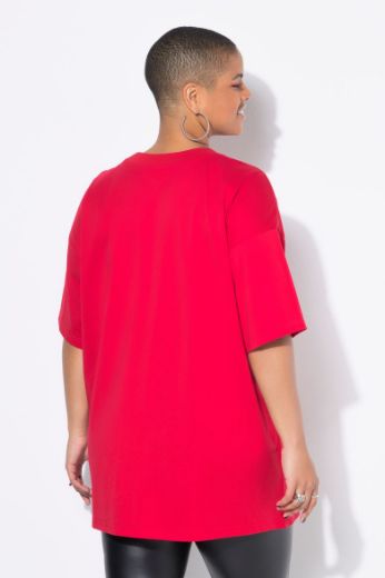 Moda za polnejše Majica dužeg kroja s natpisom plus velikost, xxl, Ulla Popken in Johann Popken (JP1880)