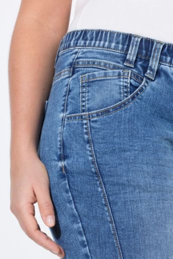 Moda za polnejše Traperice širokih nogavica plus velikost, xxl, Ulla Popken in Johann Popken (JP1880)