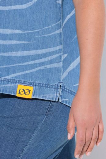 Moda za polnejše Bluza kratkih rukava V ovratnika plus velikost, xxl, Ulla Popken in Johann Popken (JP1880)