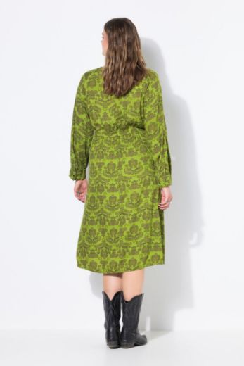 Moda za polnejše Haljina dugih rukava A kroja plus velikost, xxl, Ulla Popken in Johann Popken (JP1880)