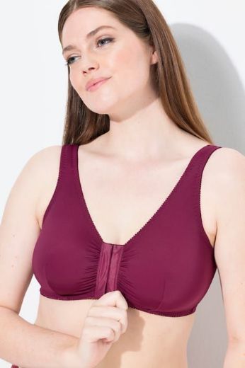 Moda za polnejše Grudnjak s prednjim kopčanjem plus velikost, xxl, Ulla Popken in Johann Popken (JP1880)