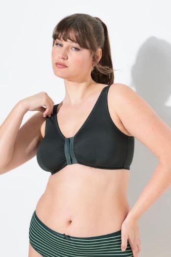 Moda za polnejše Grudnjak s prednjim kopčanjem plus velikost, xxl, Ulla Popken in Johann Popken (JP1880)