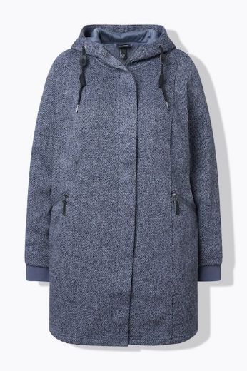 Moda za polnejše Jakna pletena s podstavom od flisa plus velikost, xxl, Ulla Popken in Johann Popken (JP1880)