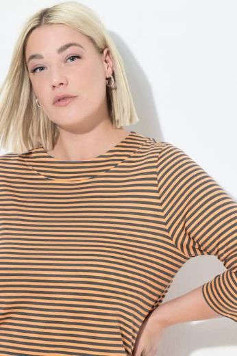 Moda za polnejše Majica 3/4 rukava plus velikost, xxl, Ulla Popken in Johann Popken (JP1880)