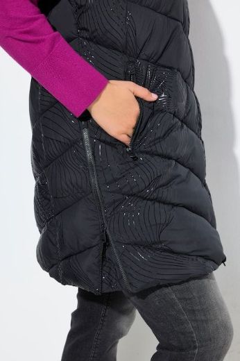 Moda za polnejše Prsluk prošiveni s kapuljačom plus velikost, xxl, Ulla Popken in Johann Popken (JP1880)