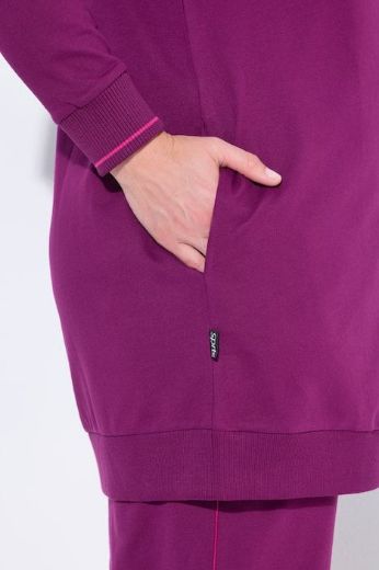 Moda za polnejše Majica dugih rukava s patentnim zatvaračem i kapuljačom plus velikost, xxl, Ulla Popken in Johann Popken (JP1880)