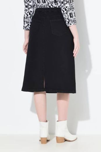 Moda za polnejše Suknja traper A kroja plus velikost, xxl, Ulla Popken in Johann Popken (JP1880)