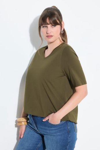 Moda za polnejše Majica 2 komada kratkih rukava plus velikost, xxl, Ulla Popken in Johann Popken (JP1880)