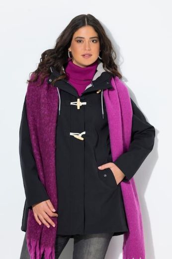 Moda za polnejše Jakna vodootporna s kapuljačom plus velikost, xxl, Ulla Popken in Johann Popken (JP1880)