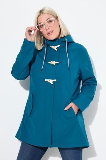 Moda za polnejše Jakna vodootporna s kapuljačom plus velikost, xxl, Ulla Popken in Johann Popken (JP1880)