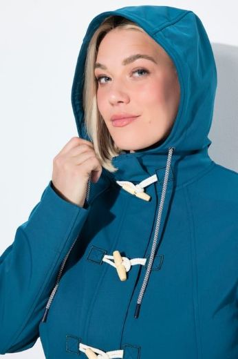 Moda za polnejše Jakna vodootporna s kapuljačom plus velikost, xxl, Ulla Popken in Johann Popken (JP1880)