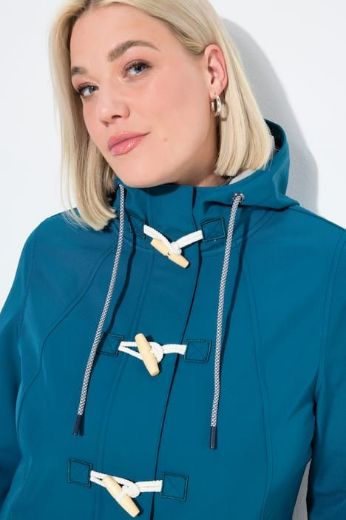Moda za polnejše Jakna vodootporna s kapuljačom plus velikost, xxl, Ulla Popken in Johann Popken (JP1880)