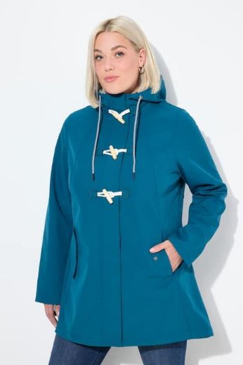 Moda za polnejše Jakna vodootporna s kapuljačom plus velikost, xxl, Ulla Popken in Johann Popken (JP1880)