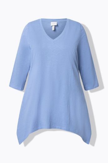 Moda za polnejše Majica A kroja asimetrična plus velikost, xxl, Ulla Popken in Johann Popken (JP1880)