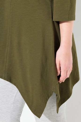 Moda za polnejše Majica A kroja asimetrična plus velikost, xxl, Ulla Popken in Johann Popken (JP1880)